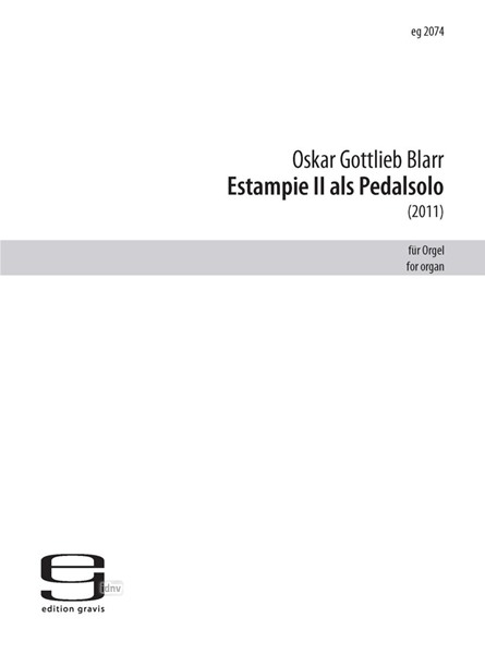Estampie II als Pedalsolo für Orgel (2011)