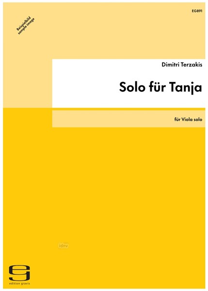 Solo für Tanja für Viola solo (2003)