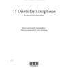 11 Duets for Saxophone - Klavierbegleitung