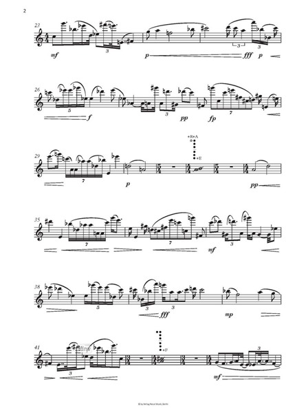 La canzone isoritmica del Trovatore für Klarinette in B solo (2017)