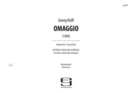 Omaggio für Klaviertrio (1989)