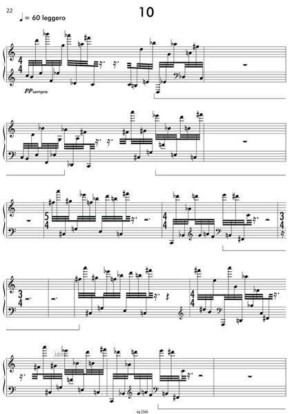 16 Strophen Klavier für Klavier (2003)