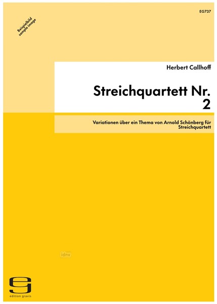 Streichquartett Nr. 2 für Streichquartett (1969)