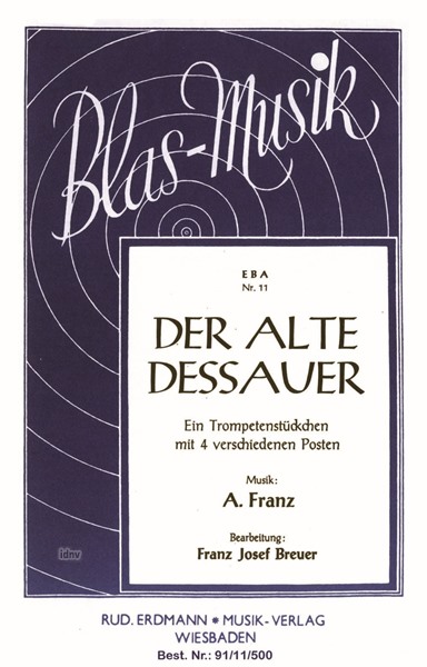 Der alte Dessauer für Blasorchester