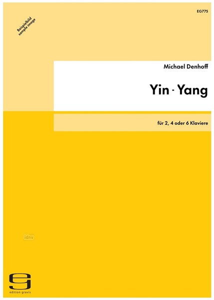 Yin-Yang für 2, 4 oder 6 Klaviere op. 91 (2000)