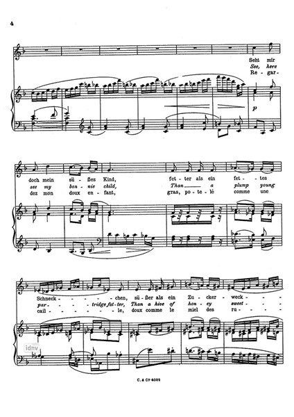 Muttertändelei (Mezzosopran) für Mezzosopran und Klavier Muttertändelei (Mezzosopran) für Mezzosopran und Klavier