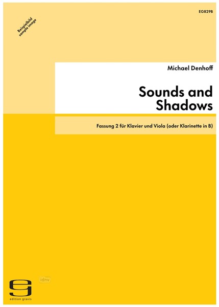 Sounds and Shadows für Klavier und Viola (oder Klarinette in B) op. 86 (1999)