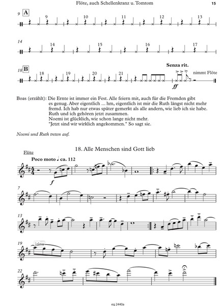 Was willst du hier? für einstimmigen Kinderchor, Solorollen (Gesang), Sprechrollen, Flöte und Klavier (auch Schlagwerk) (2016) Was willst du hier? für einstimmigen Kinderchor, Solorollen (Gesang), Sprechrollen, Flöte und Klavier (auch Schlagwerk) (2016)