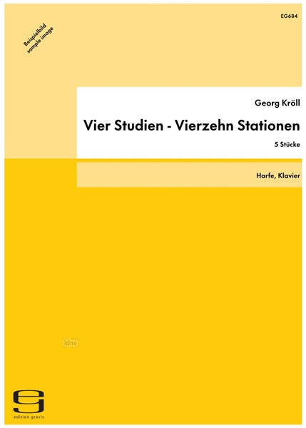 Vier Studien - Vierzehn Stationen für Harfe und Klavier (1994)