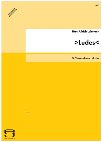 >Ludes< für Violoncello und Klavier (1985)