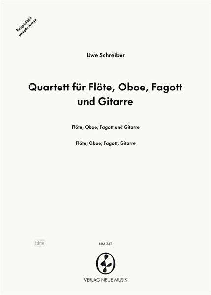 Quartett für Flöte, Oboe, Fagott und Gitarre