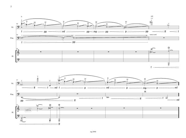 Les Sirènes - Virelai für Violoncello, Posaune und Klavier (2022) Les Sirènes - Virelai für Violoncello, Posaune und Klavier (2022)
