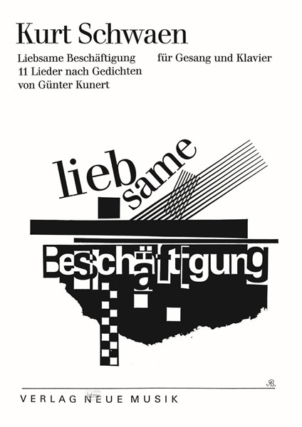 Liebsame Beschäftigung für Gesang und Klavier Liebsame Beschäftigung für Gesang und Klavier