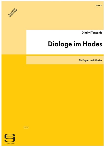 Dialoge im Hades für Fagott und Klavier