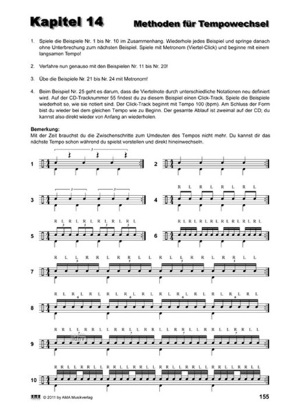 Drum-Spiel für Fortgeschrittene Drum-Spiel für Fortgeschrittene