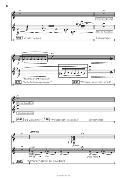 Tefillot für Gitarre, 1 Schlagzeuger und Zuspielung (2022) Tefillot für Gitarre, 1 Schlagzeuger und Zuspielung (2022)