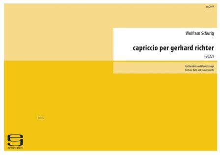 capriccio per gerhard richter für Bassflöte und Klavierklänge (2022)
