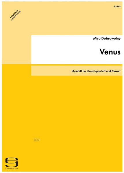 Venus für Streichquartett und Klavier (2002)