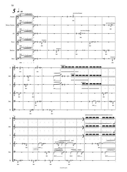 five spaces for six voices für Vokalsextett (2007) five spaces for six voices für Vokalsextett (2007)