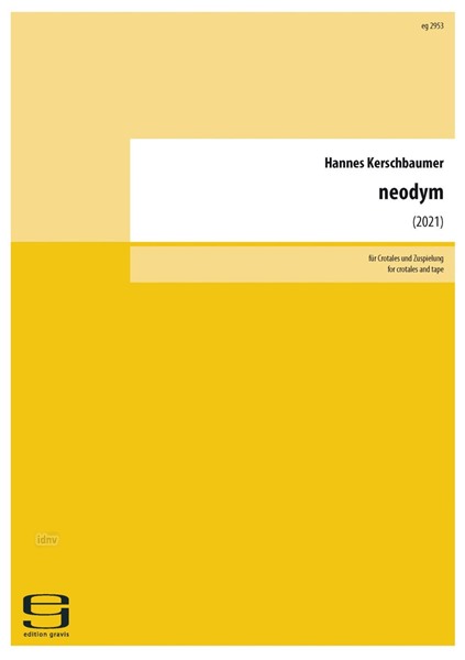 neodym für Crotales und Zuspielung (2021) neodym für Crotales und Zuspielung (2021)