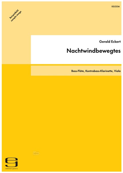 Nachtwindbewegtes für Bassflöte, Kontrabass-Klarinette und Viola (2014)