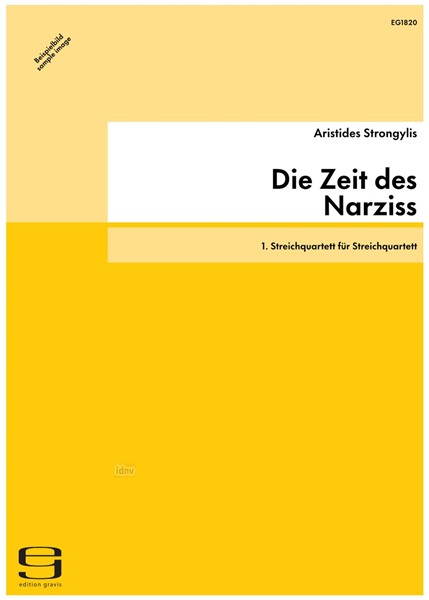 Die Zeit des Narziss für Streichquartett (2001)