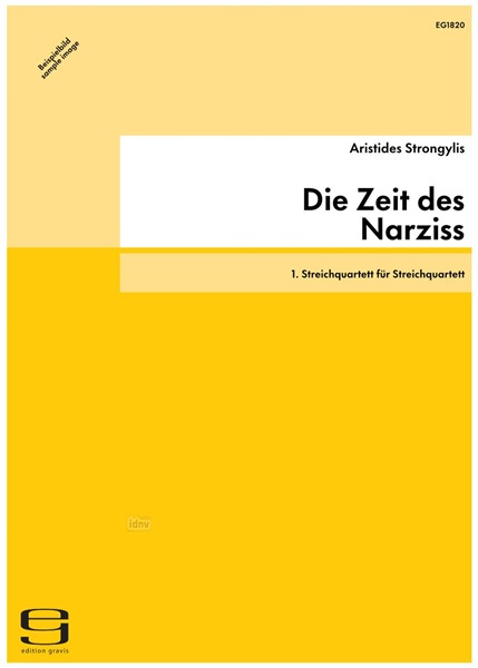 Die Zeit des Narziss für Streichquartett (2001) Die Zeit des Narziss für Streichquartett (2001)