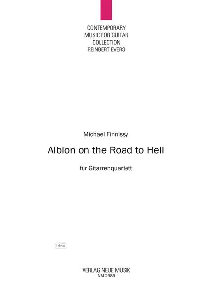 Albion on the Road to Hell für Gitarrenquartett (2019)