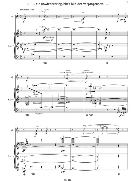 InnenZeit III für Violine und Klavier InnenZeit III für Violine und Klavier