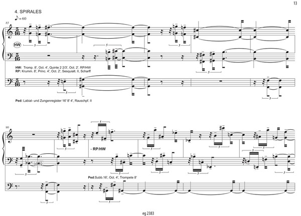Tavole di luminosita' für Orgel (2016) Tavole di luminosita' für Orgel (2016)