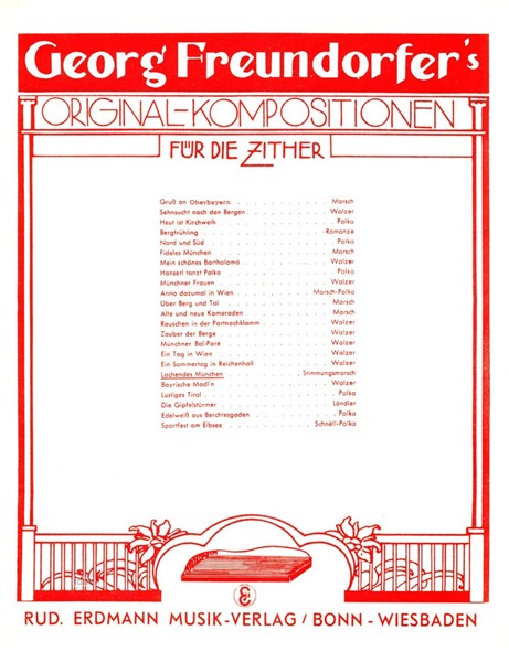 Lachendes München für Zither Lachendes München für Zither
