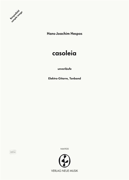 casoleia für e-guitarre, begleitet von tonbandzuspielungen (2003)