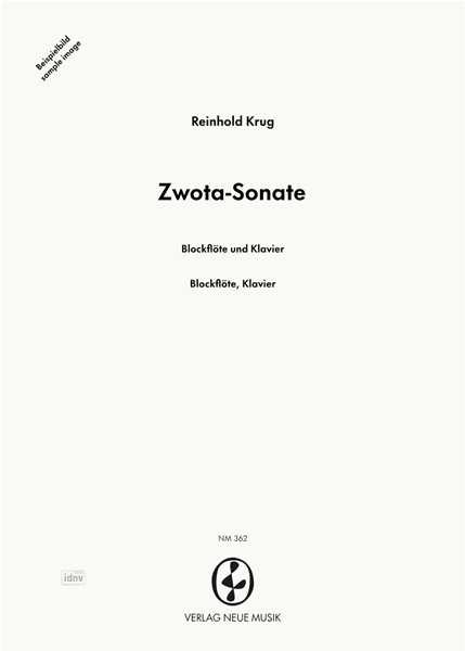 Zwota-Sonate für Blockflöte und Klavier