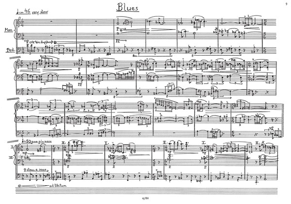Toccata und Blues für Orgel solo (2003)