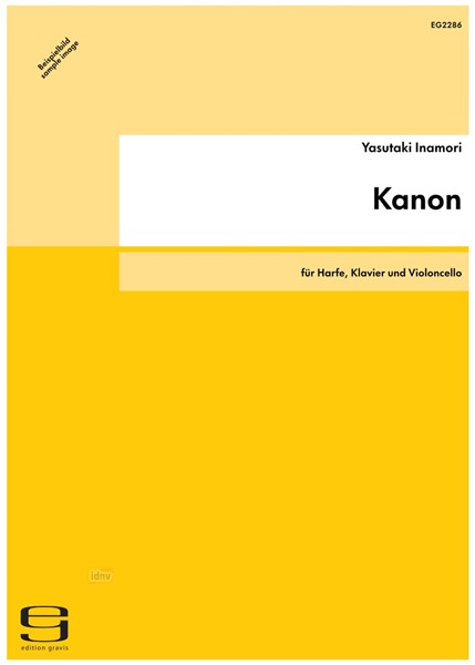 Kanon für Harfe, Klavier und Violoncello (2014)