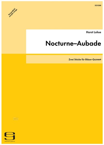 Nocturne–Aubade für Bläser-Quintett (1983)