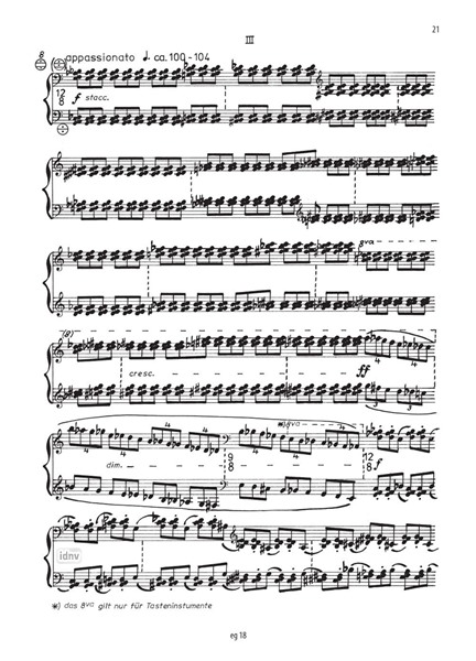 Sonate für Akkordeon solo (1984/85)