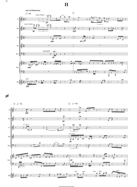 Septetto Fluido für Bläserquintett, Klavier und Kontrabass Septetto Fluido für Bläserquintett, Klavier und Kontrabass