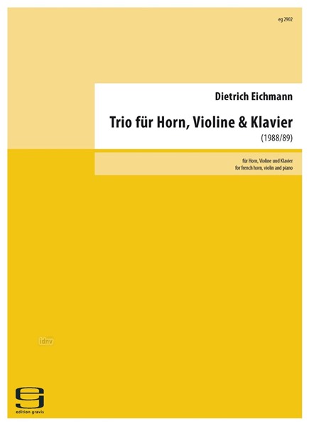 Trio für Horn, Violine und Klavier (1988/89)