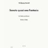 Sonata quasi una Fantasia für Violine und Klavier