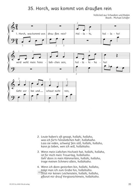 Mehr Songs für Klavier Mehr Songs für Klavier