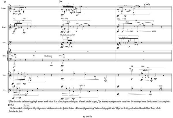 Divide et Impera für Lupophon, Bassklarinette, Kontraforte, Harfe, Violine, Violoncello (2013) Divide et Impera für Lupophon, Bassklarinette, Kontraforte, Harfe, Violine, Violoncello (2013)