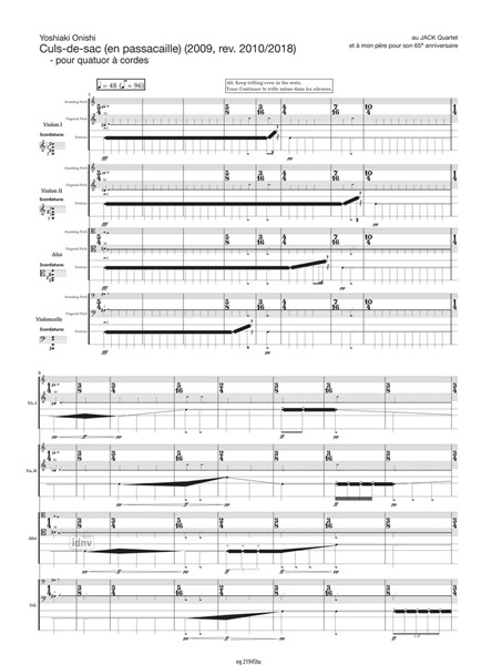 Culs-de-sac (en passacaille) für Streichquartett (2009/rev. 2010) Culs-de-sac (en passacaille) für Streichquartett (2009/rev. 2010)