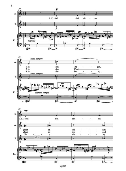 (Ver-)suche Frieden für vierstimmigen Chor mit obligatem Klavier op. 133 (2017)