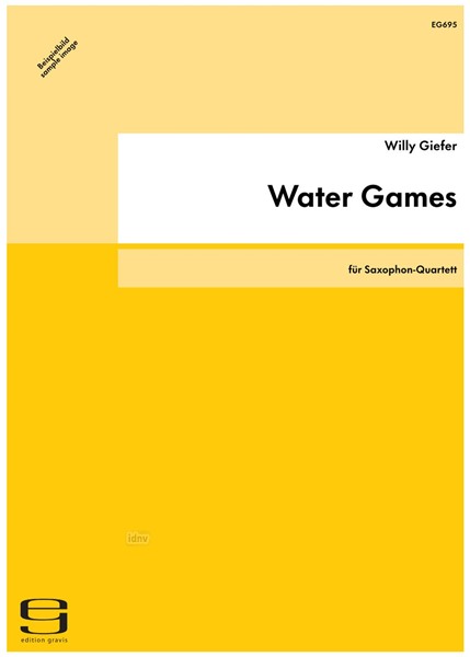 Water Games für Saxophon-Quartett (1998) Water Games für Saxophon-Quartett (1998)