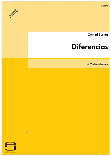 Diferencias für Violoncello solo (2010) Diferencias für Violoncello solo (2010)