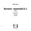 Nocturne memorialis D. S. für Klavier solo