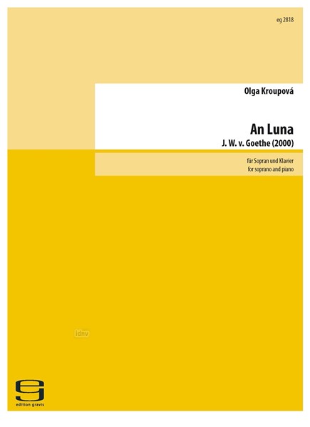 An Luna für Sopran und Klavier (2000)