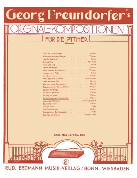 Ein Sommertag in Reichenhall für Zither Ein Sommertag in Reichenhall für Zither