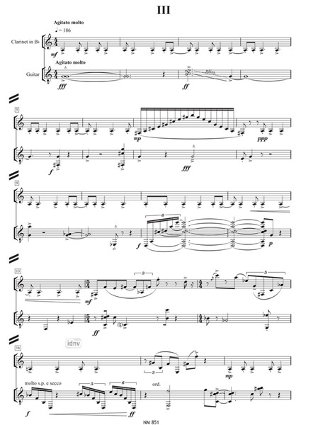 Micro-Ostinati for Clarinet and Guitar Micro-Ostinati for Clarinet and Guitar